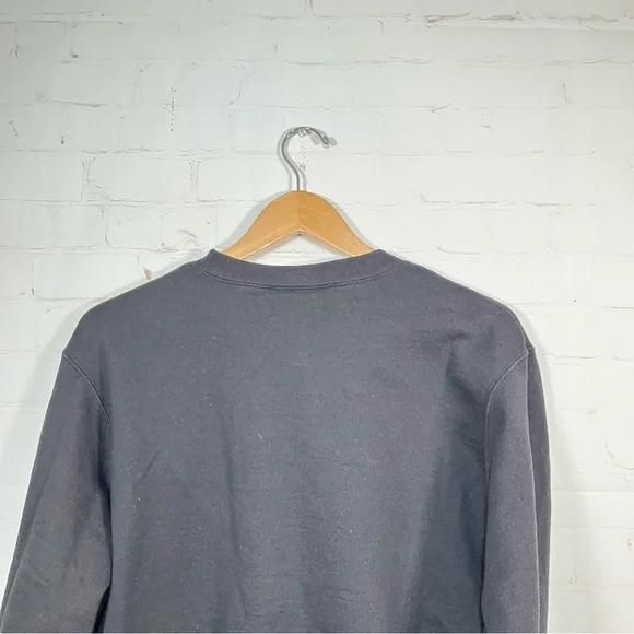 Champion Fairfield University Stags Fleece Sweatshirt Mens Small Black Pullover - Picture 7 of 8